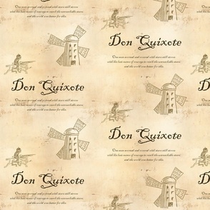 Don Quixote Old Paper