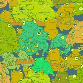 Toadally Tangled (green, medium)