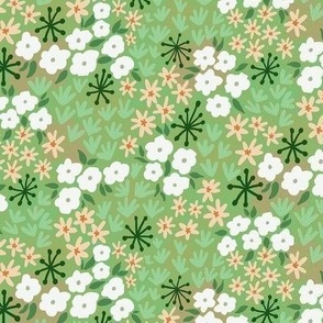 floral fiesta green small scale
