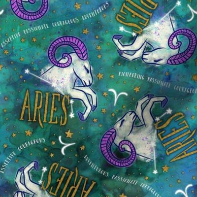Aries repeat pattern 8 inch