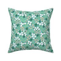 floral fiesta teal small scale