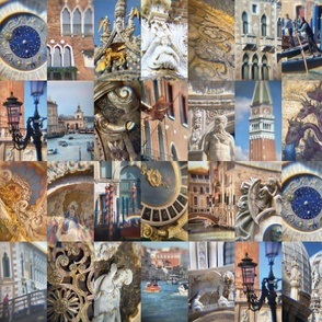 [S] Venetian Postcards Color- Art and Architecture in Venice, Italy - Abstract Original Photography
