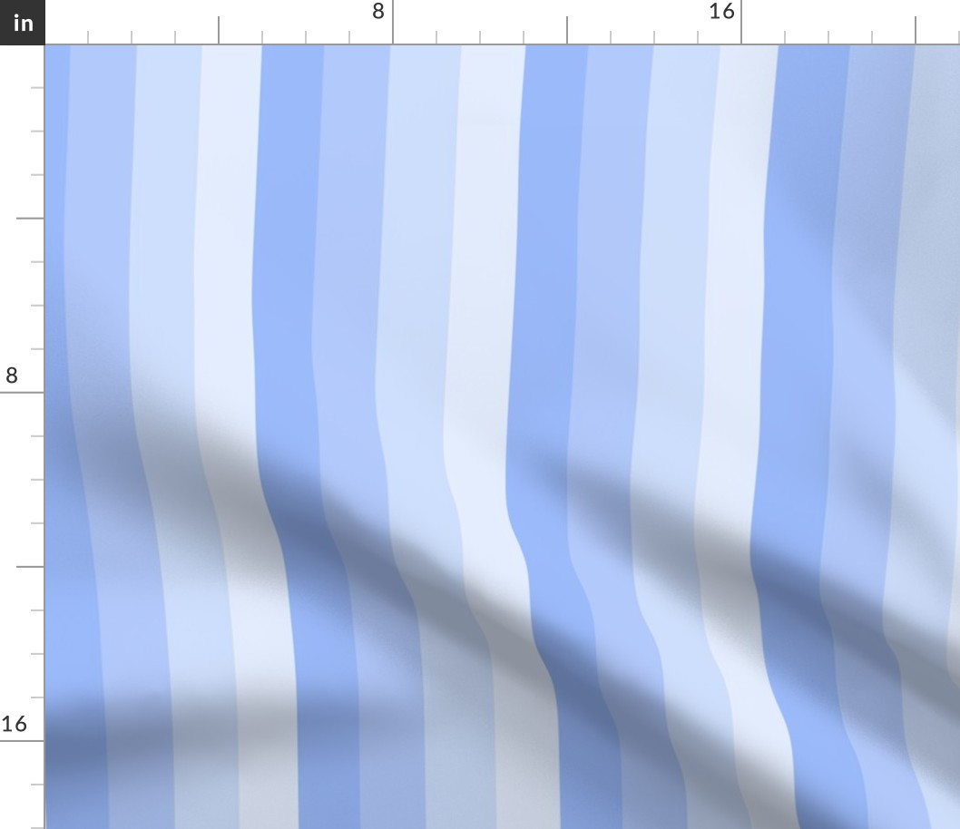 Blue Ombre Striped
