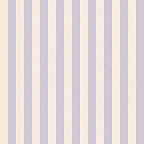 Linen Textured Stripes - Cream Lavender Blue 