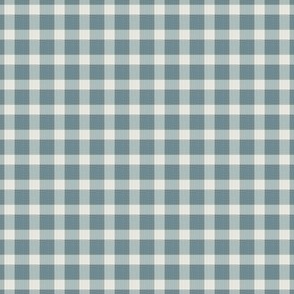 Summer Gingham in blue / small / 0.5" 
