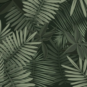 Muted Greens, Tropical Forest Biome
