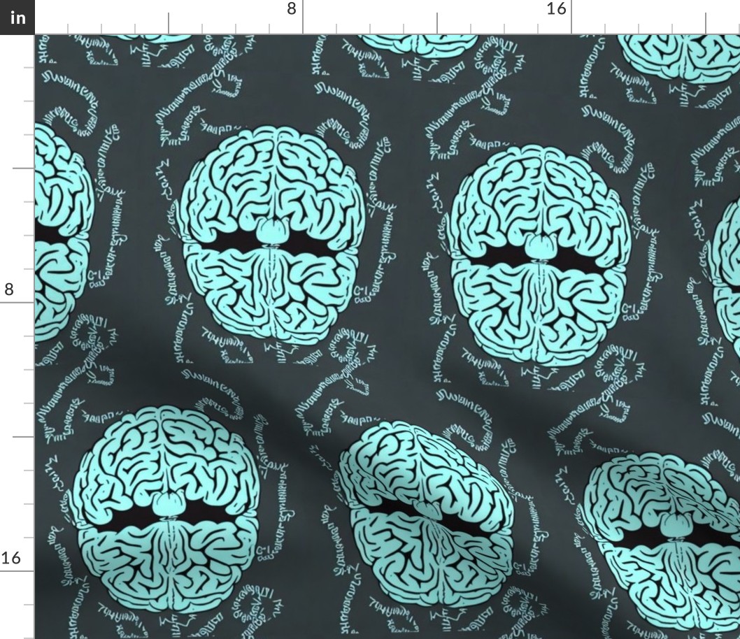 Blue Brains Pattern