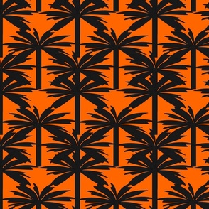 Afro woodblock palms