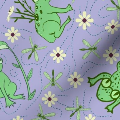 Froggy  flower Power ditzy tossed