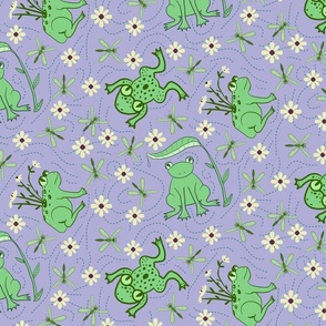 Froggy  flower Power ditzy tossed