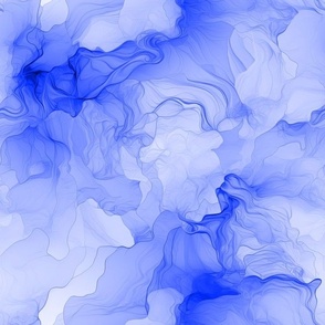 blue abstract ink
