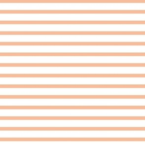 (M) breton stripes peach fuzz Medium scale