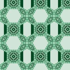 ornatus emerald geometric 