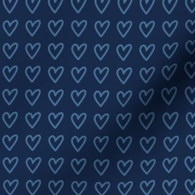 Tiny_ Hearts_ Blue Dark blue
