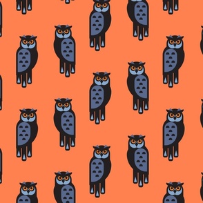 Owls orange
