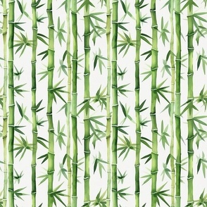 Smaller Watercolor Bamboo