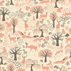 Dawn Blush Forest Friends