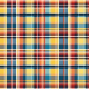 Autumnal Madras Plaid Seamless Pattern for Cozy Creations