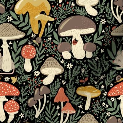 Mushrooms and other forest dwellers