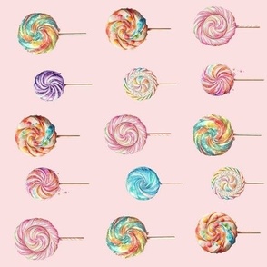 Lollipops Pink Rotated