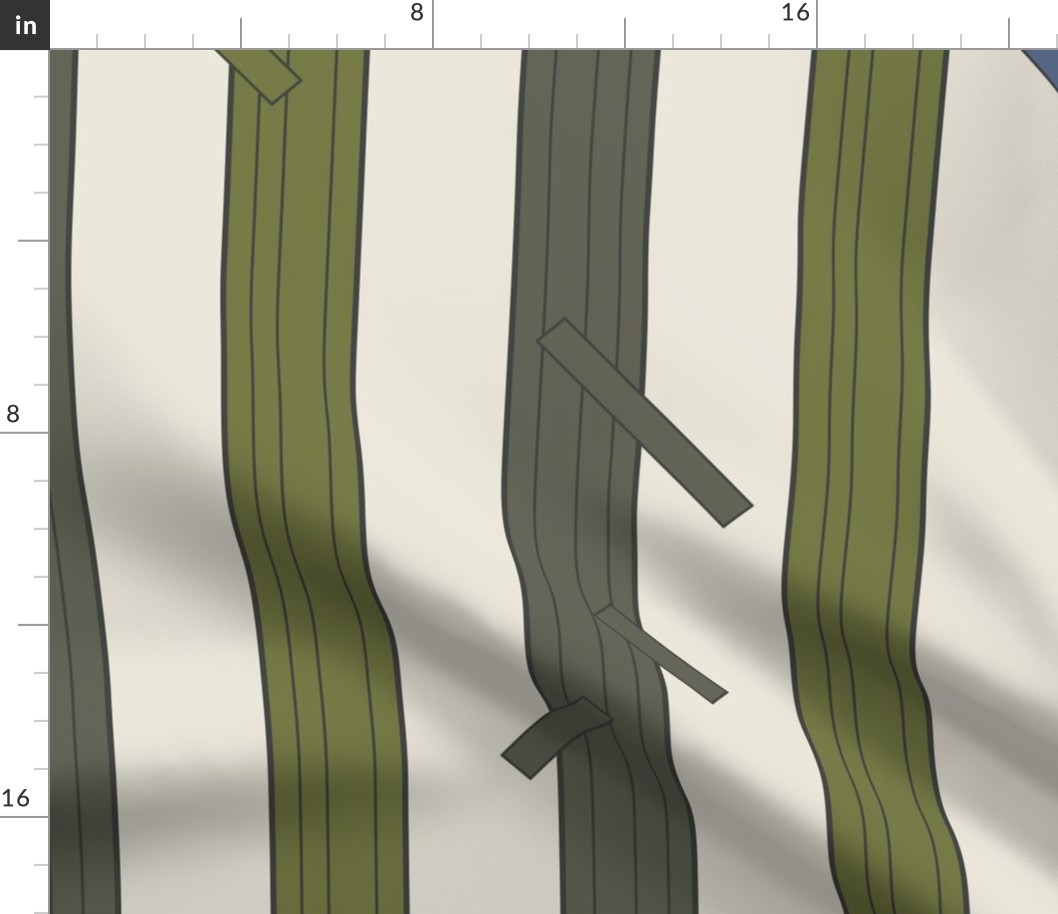 Tall Tree Forest Stripes