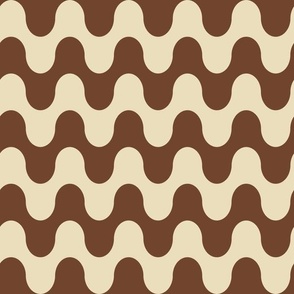 Retro Wave-Chocolate Brown