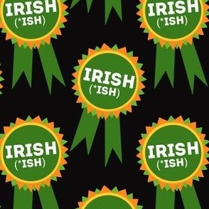 Irish (*ish) Award Ribbon Black