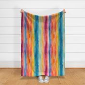 Jumbo Rainbow Plank Vertical Colorful Stripes Digital Art