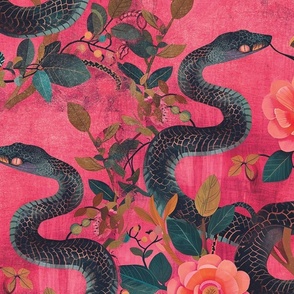 dusty pink snakes L T275