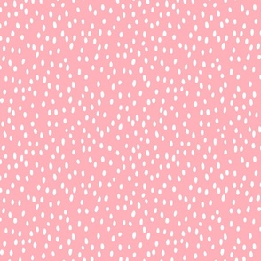 Dots on peachy pink