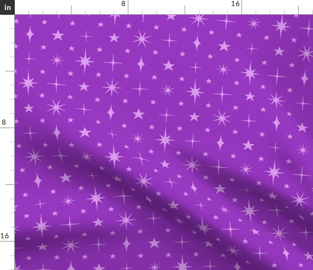 M - Purple Stars Estrella Blender – Bright Electric Violet Twinkle Sky