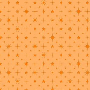 M – Pastel Orange Stars Blender – Light Papaya Twinkle Sky
