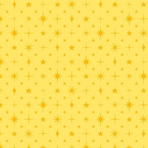 M - Pastel Yellow Stars Blender – Light Bumblebee Sunshine Twinkle Sky