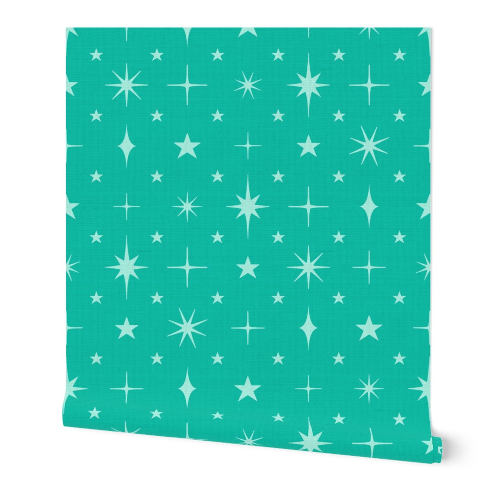 L - Aqua Stars Estrella Blender – Bright Aquamarine Blue Twinkle Sky