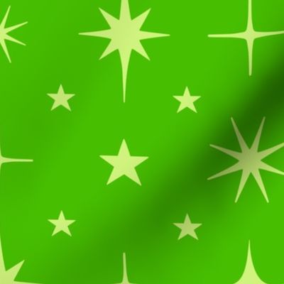 L - Green Stars Estrella Blender – Bright Grass Green Twinkle Sky