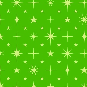 L - Green Stars Estrella Blender – Bright Grass Green Twinkle Sky