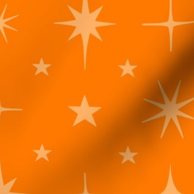L – Orange Stars Estrella Blender – Bright Amber Tangerine Twinkle Sky