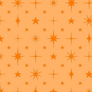 L – Pastel Orange Stars Blender – Light Papaya Twinkle Sky