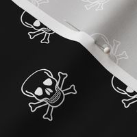 Skull and Cross Bones - Black