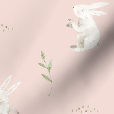 Bunny, Neutral Baby Nursery (pink cloud-5)