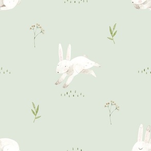 Bunny, Neutral Baby Nursery (honeydew-4)