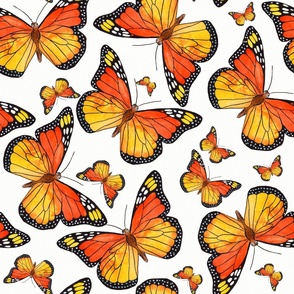 Monarch Butterflies pattern 1