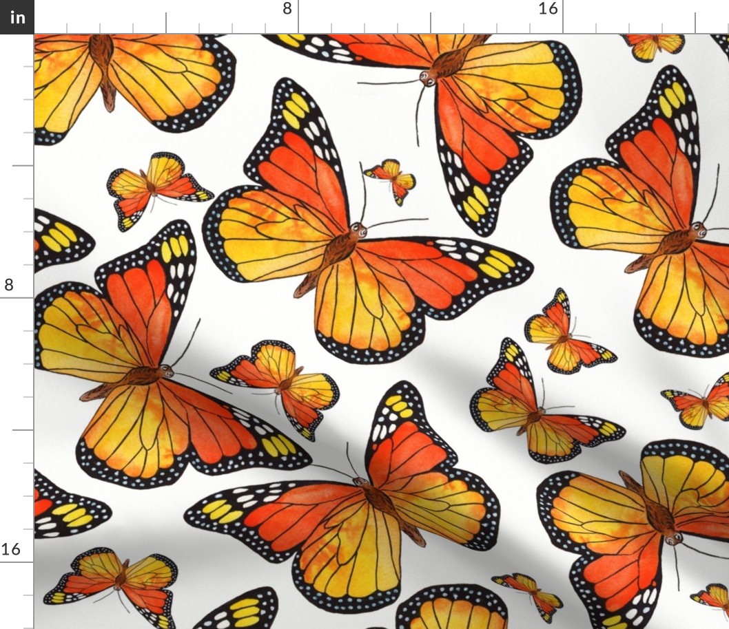 Monarch Butterflies pattern 1