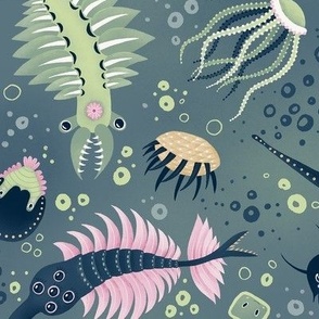 L / Cambrian Sea Animals
