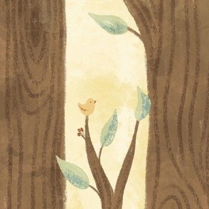 Storybook Forest | LG Scale | Light Yellow, Brown, Green