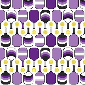 Purple Pickleball - Medium Scale
