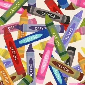 A Rainbow of Crayons