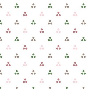 Pink and Green Spotted Dots