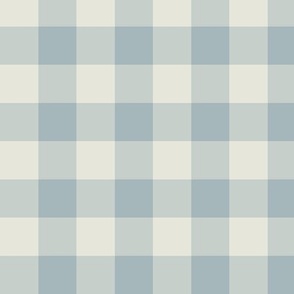 Bunnie Blue Traditional Gingham Check Slate Large