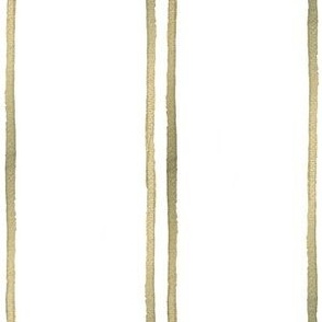 medium gold double stripe / watercolor